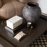 Lucille Checkered Coasters - Set of 4