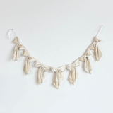Velvet Bow Garland - Cream