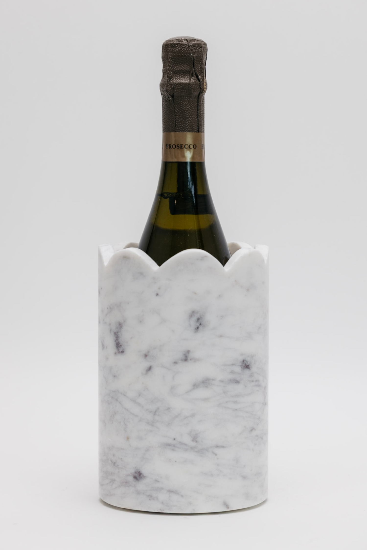 Scalloped Marble Bottle Chiller