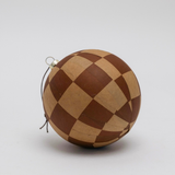 Checkered Ornament - Brown