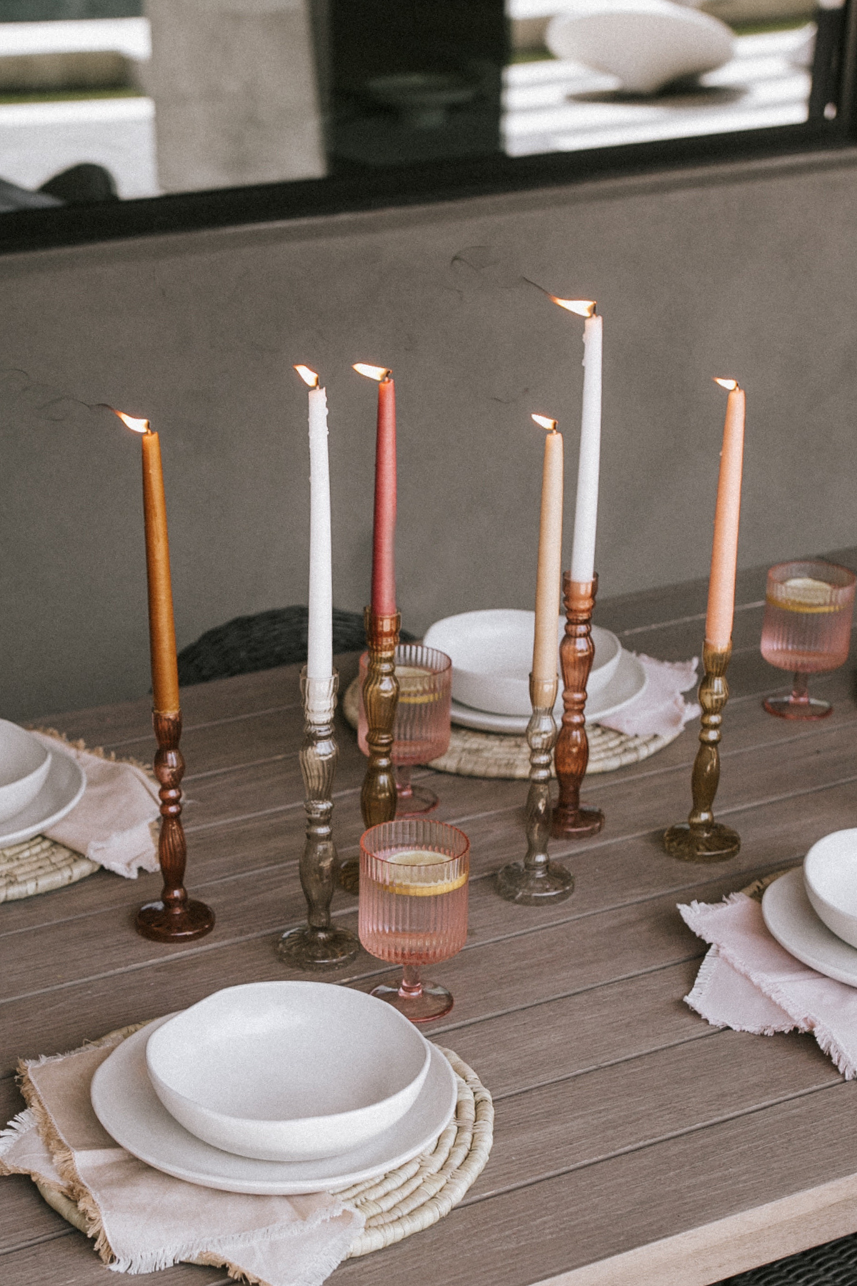 Tropez Taper Candles - Set of 5