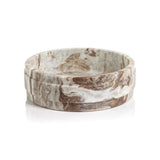 Arabescato Marble Bowl