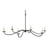 Saxon Chandelier - Black - 2 Sizes