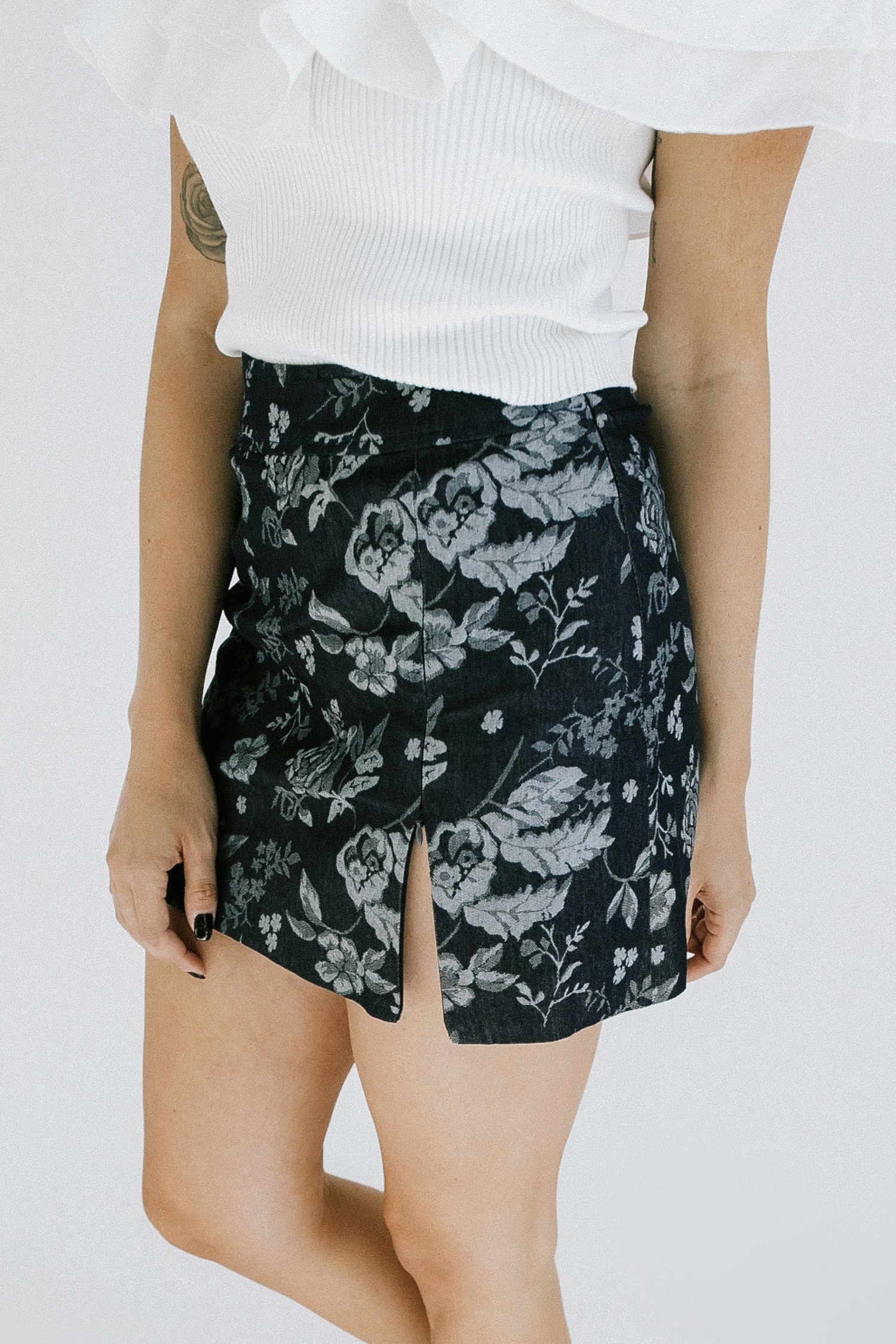 Addison Mini Skirt - Navy