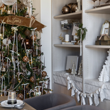 Velvet Bow Garland - Cream