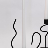 Short Wavy Taper Holder