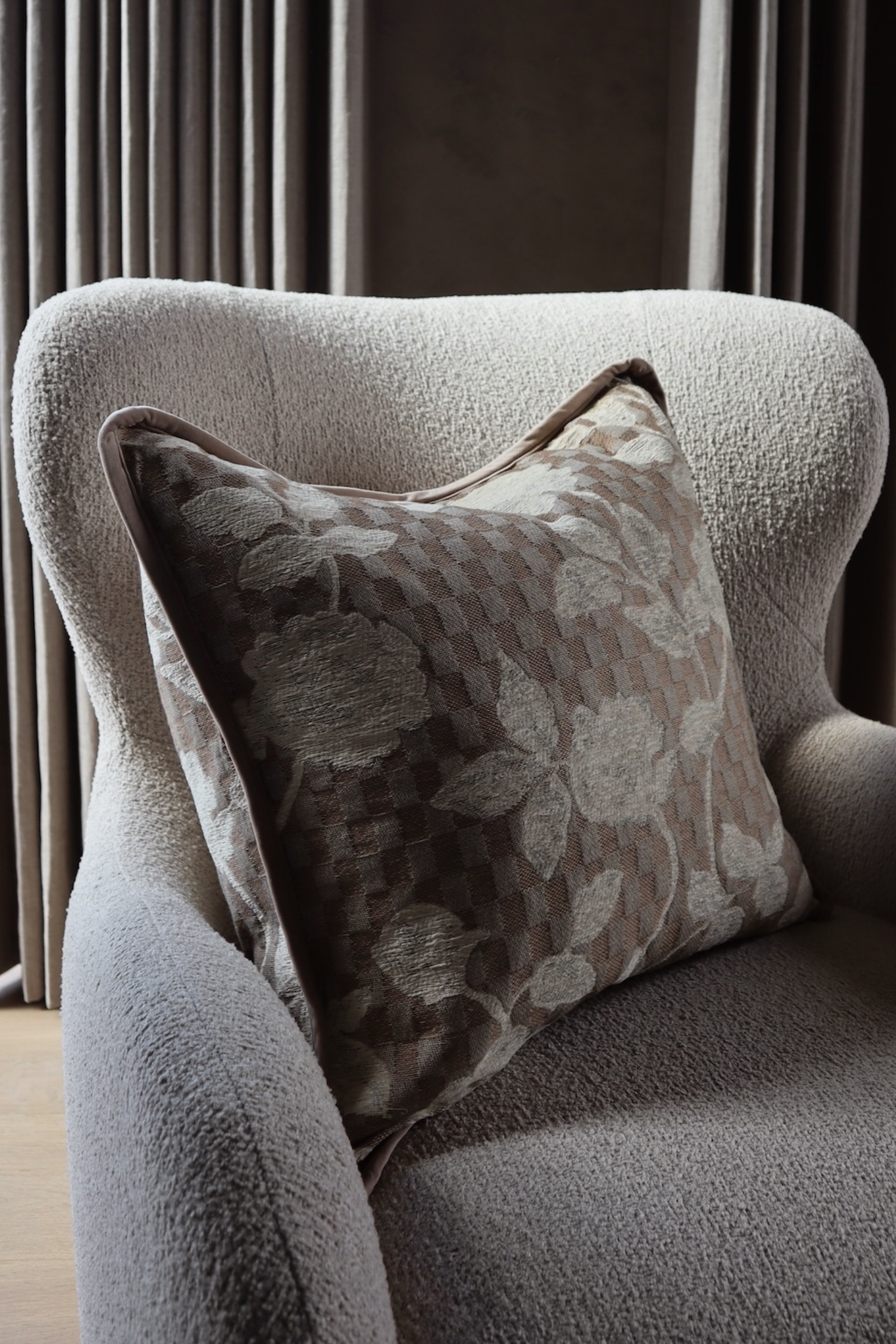 Reversible Tapestry Pillow - 22