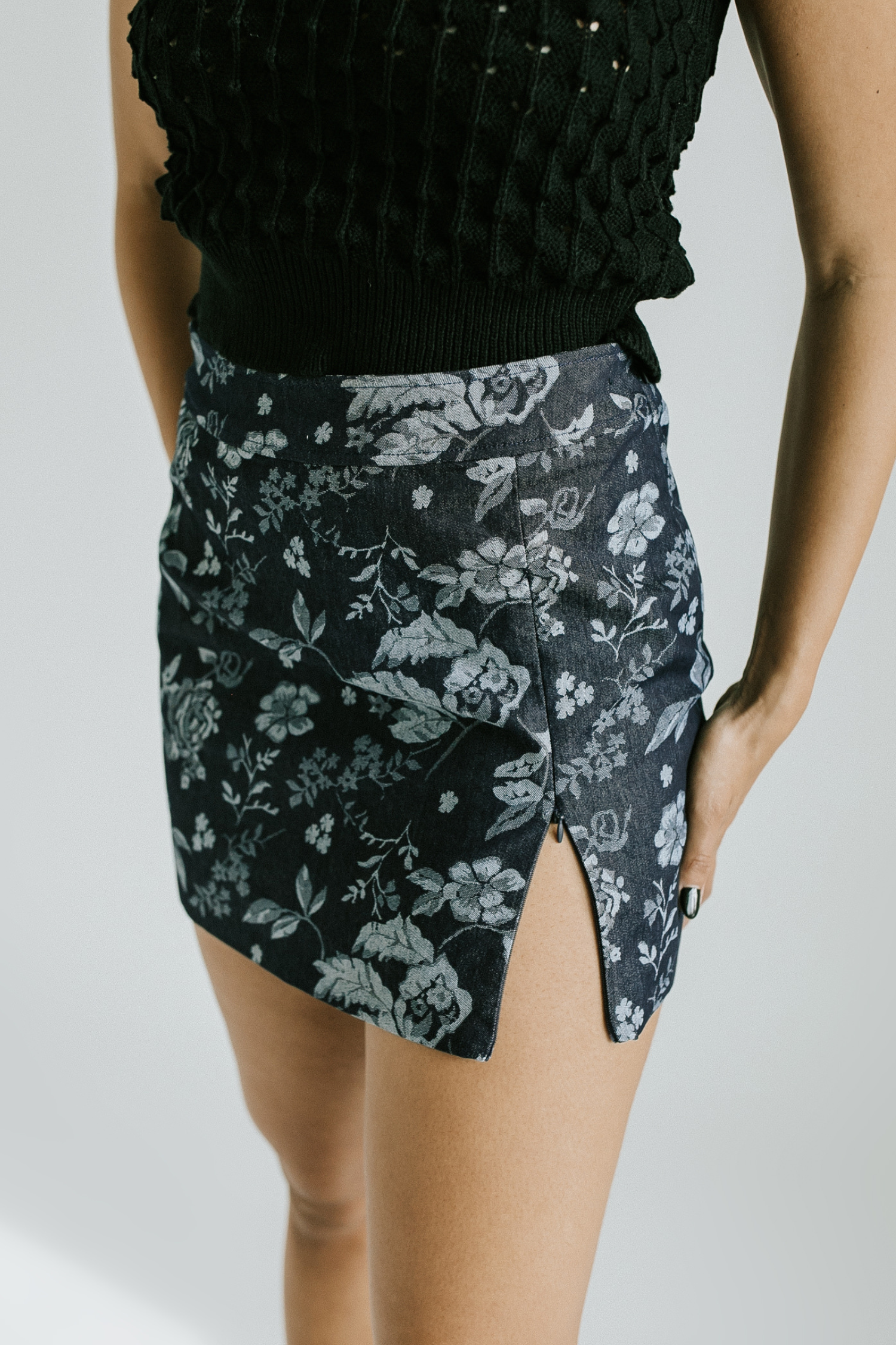 Addison Mini Skirt - Navy