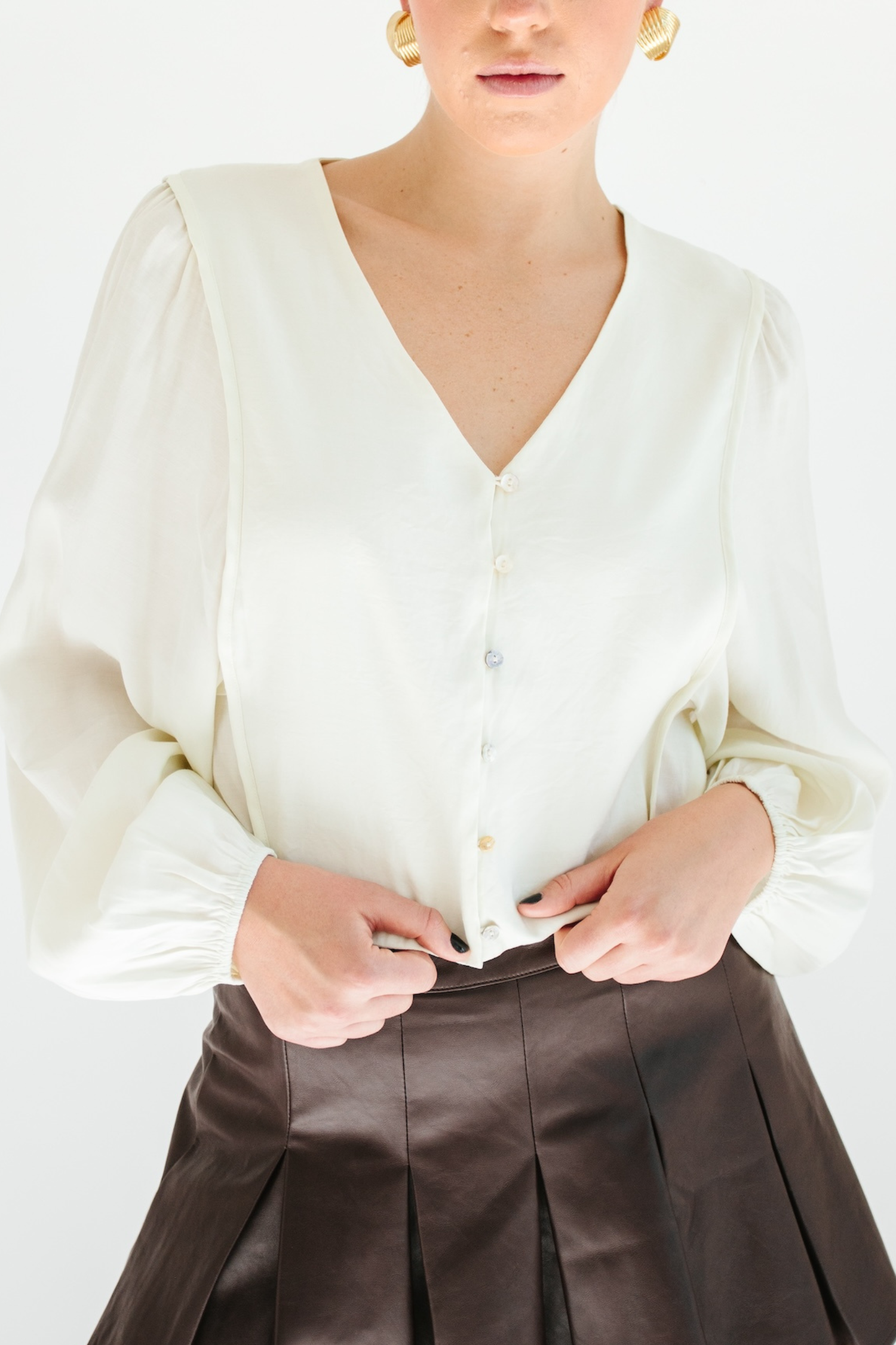 Lucky You Blouse - Ivory