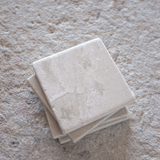 Crema 4"x4" Tile by Castelli Marble