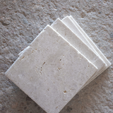 Crema 4"x4" Tile by Castelli Marble