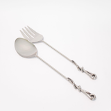 Twisted Handle Stainless Steel Serving Set