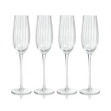 Malden Optic Champagne Flutes - Set of 4