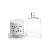 Maude Candle Jar with Glass Dome