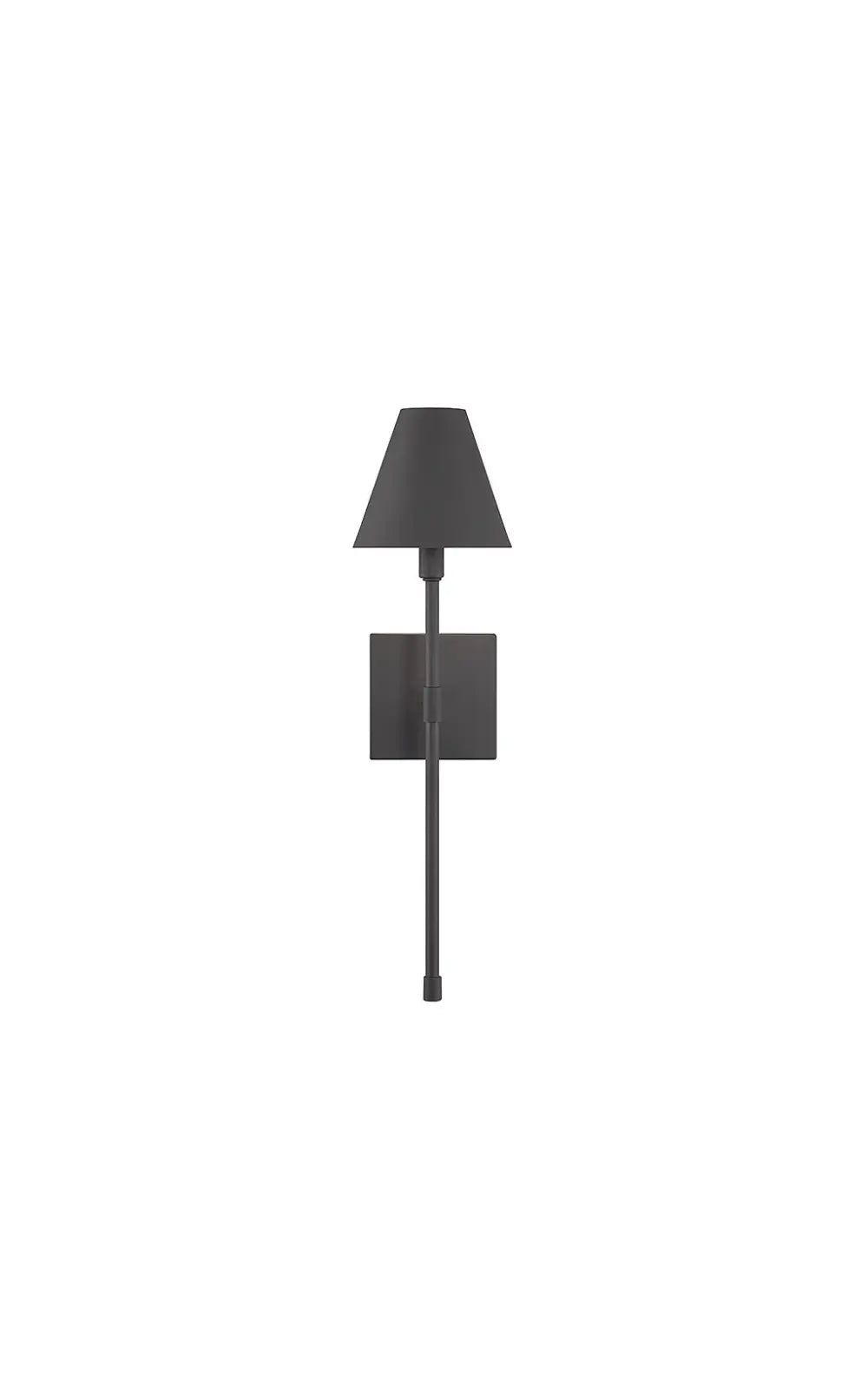 Jefferson 1-Light Wall Sconce in Matte Black