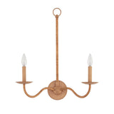 Saxon Double-Light Wall Sconce - 2 Finishes