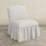 Ashburn Ruffle Slipper Chair