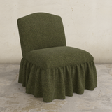 Ashburn Ruffle Slipper Chair