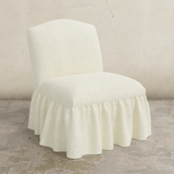 Ashburn Ruffle Slipper Chair