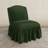Ashburn Ruffle Slipper Chair