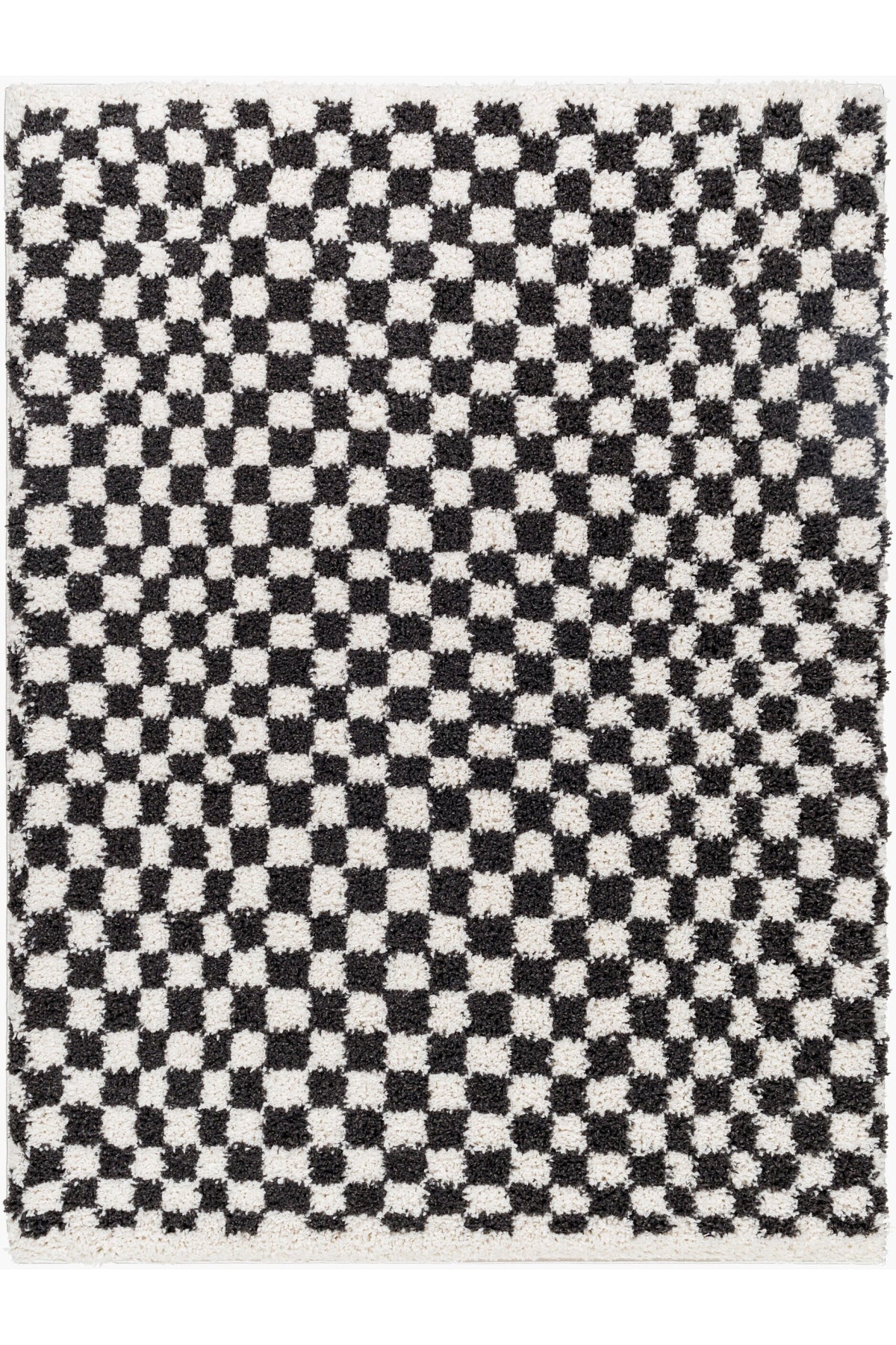 Checkmate Rug - Black + White