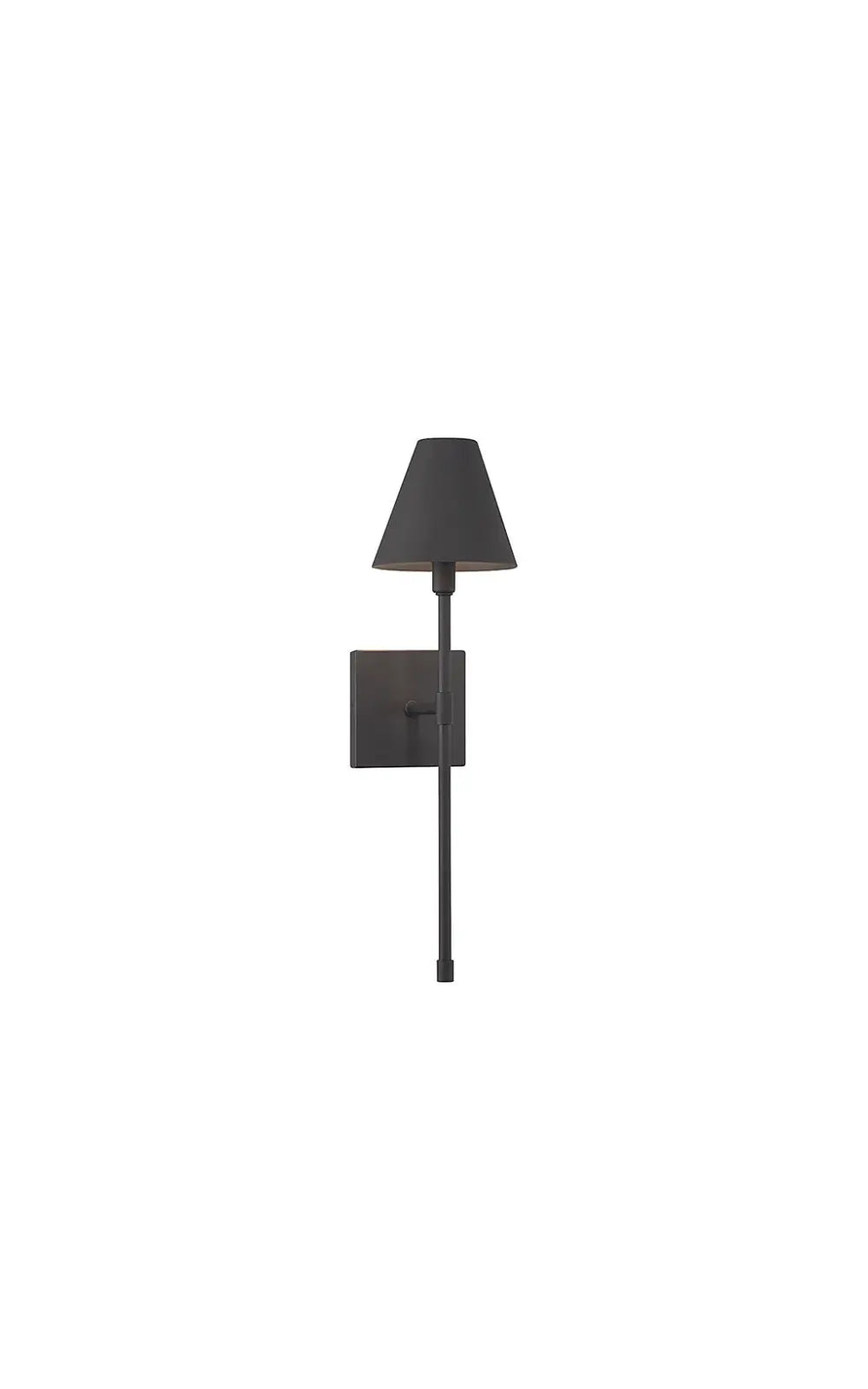 Jefferson 1-Light Wall Sconce in Matte Black