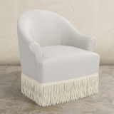 Cecile Fringe Swivel Chair