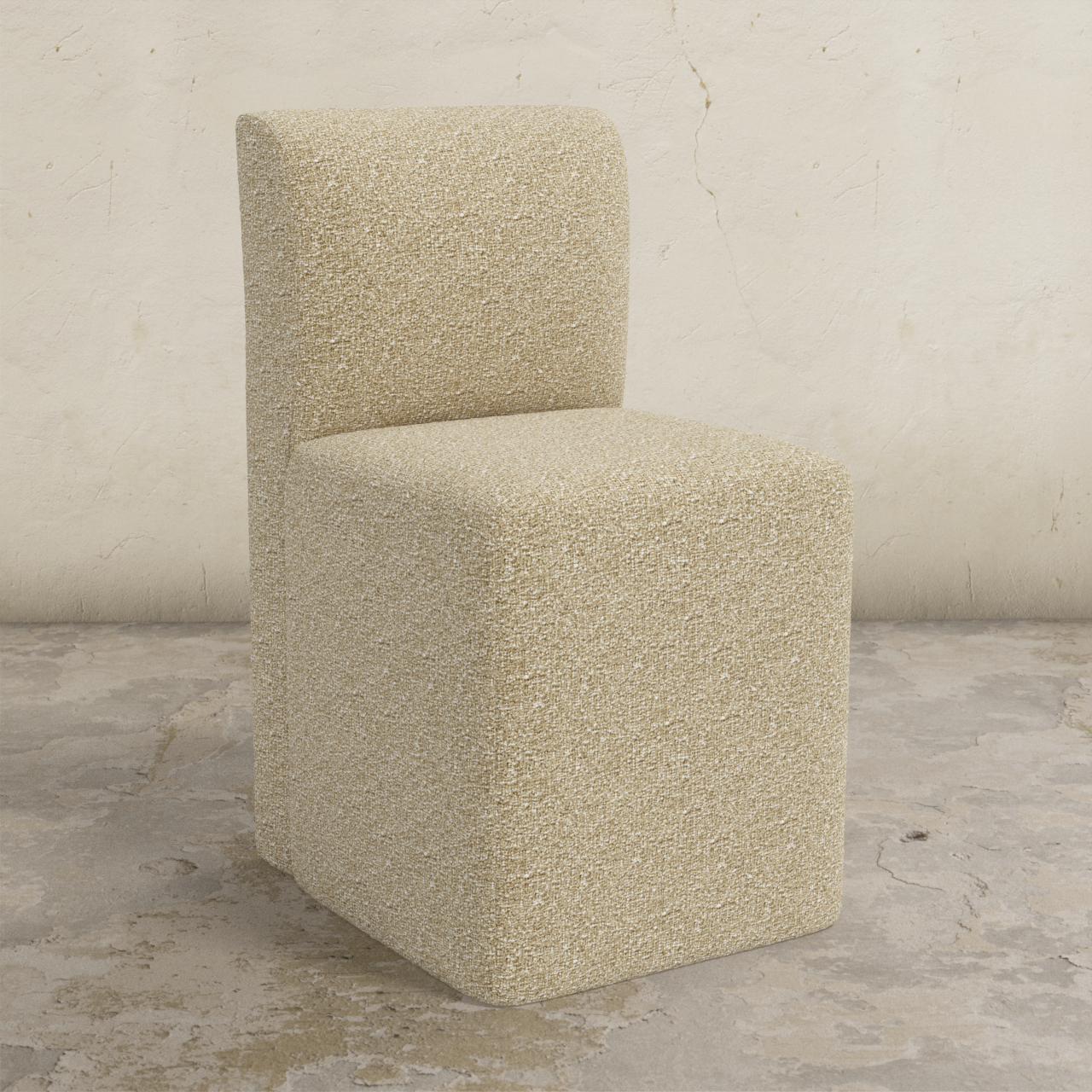 Cora Dining Chair with Casters