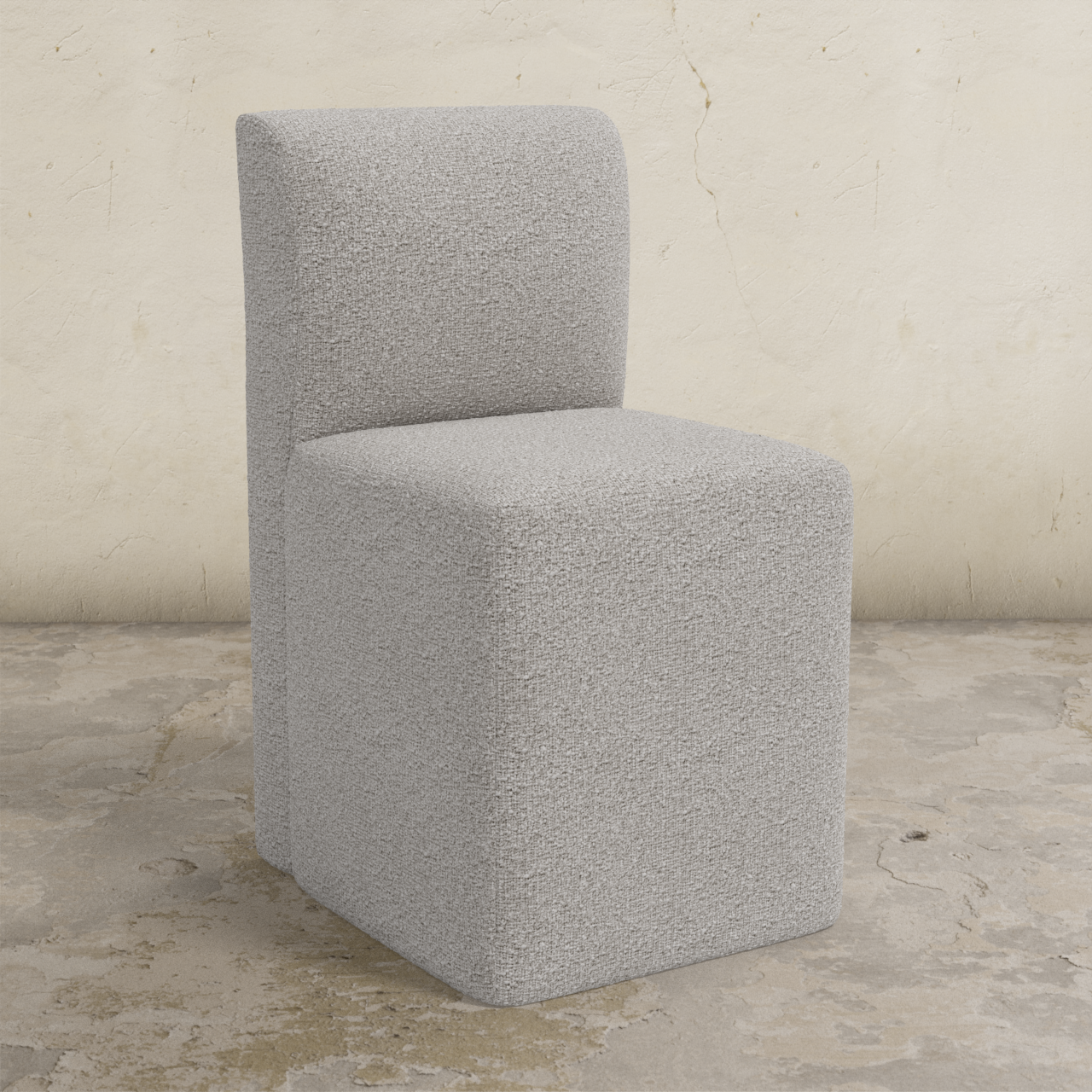 Cora Dining Chair with Casters