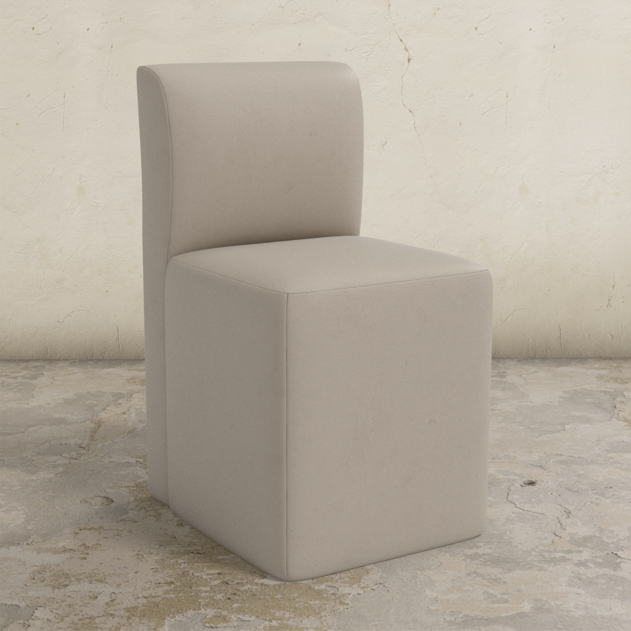 Cora Dining Chair with Casters