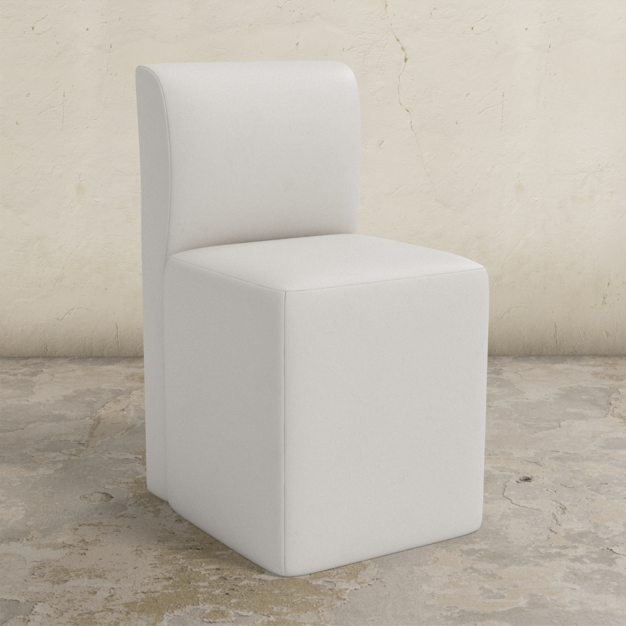 Cora Dining Chair with Casters