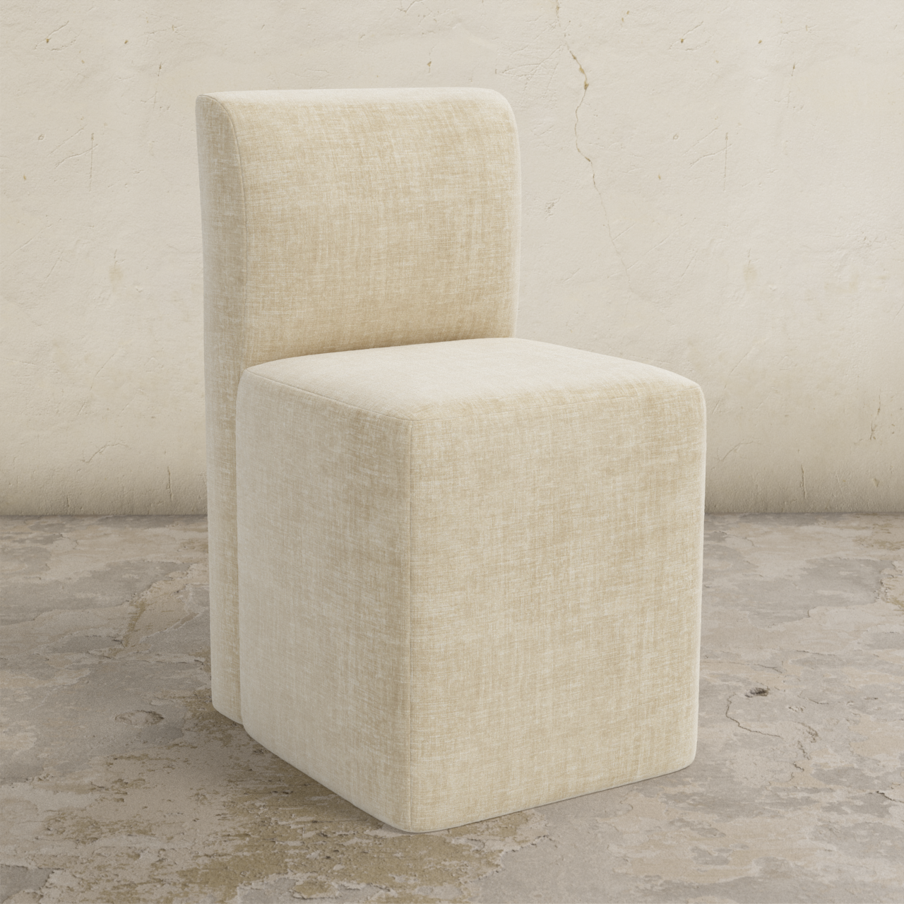 Cora Dining Chair with Casters