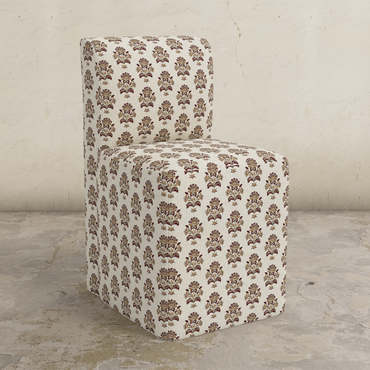 Cora Dining Chair with Casters