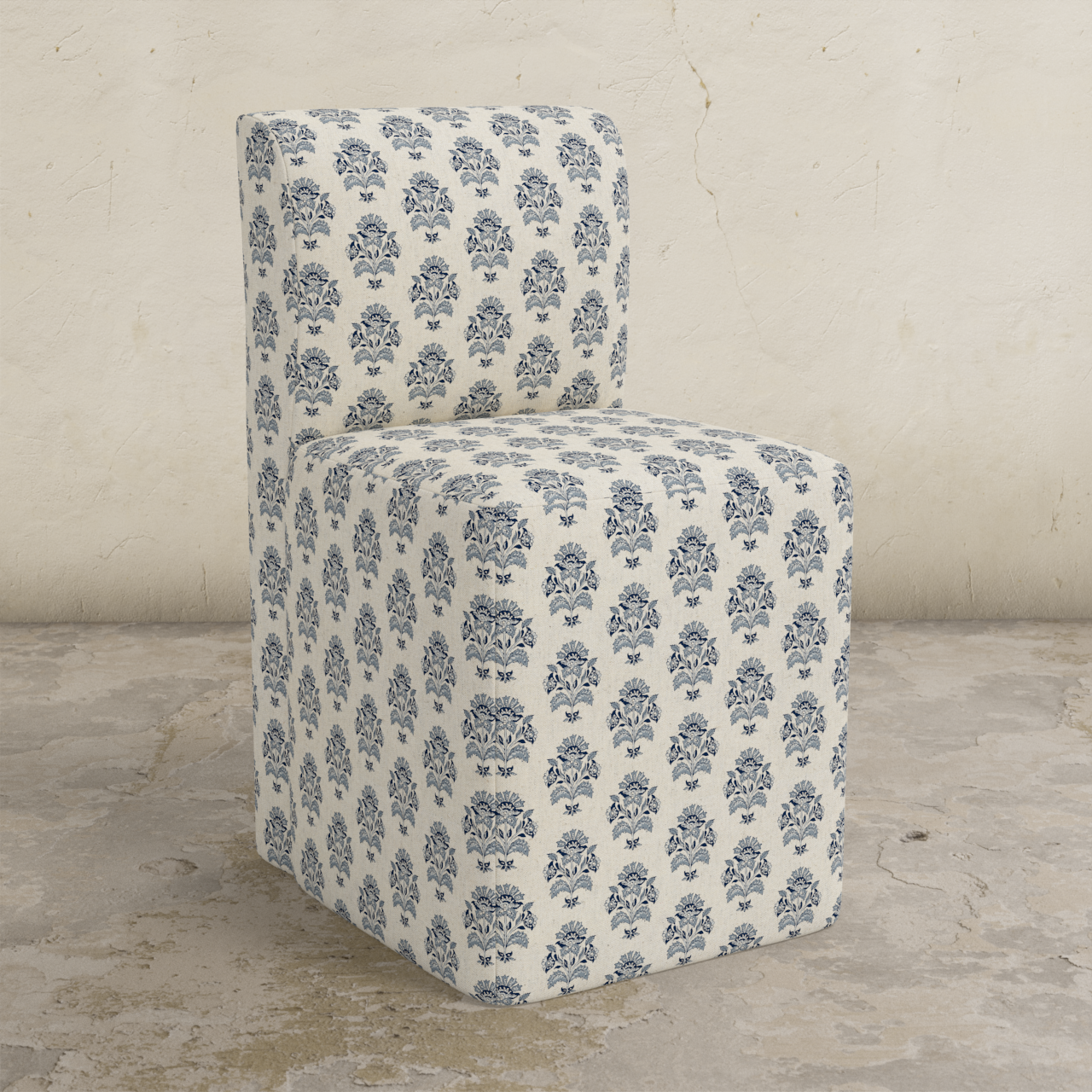 Cora Dining Chair with Casters