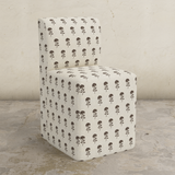 Cora Dining Chair with Casters