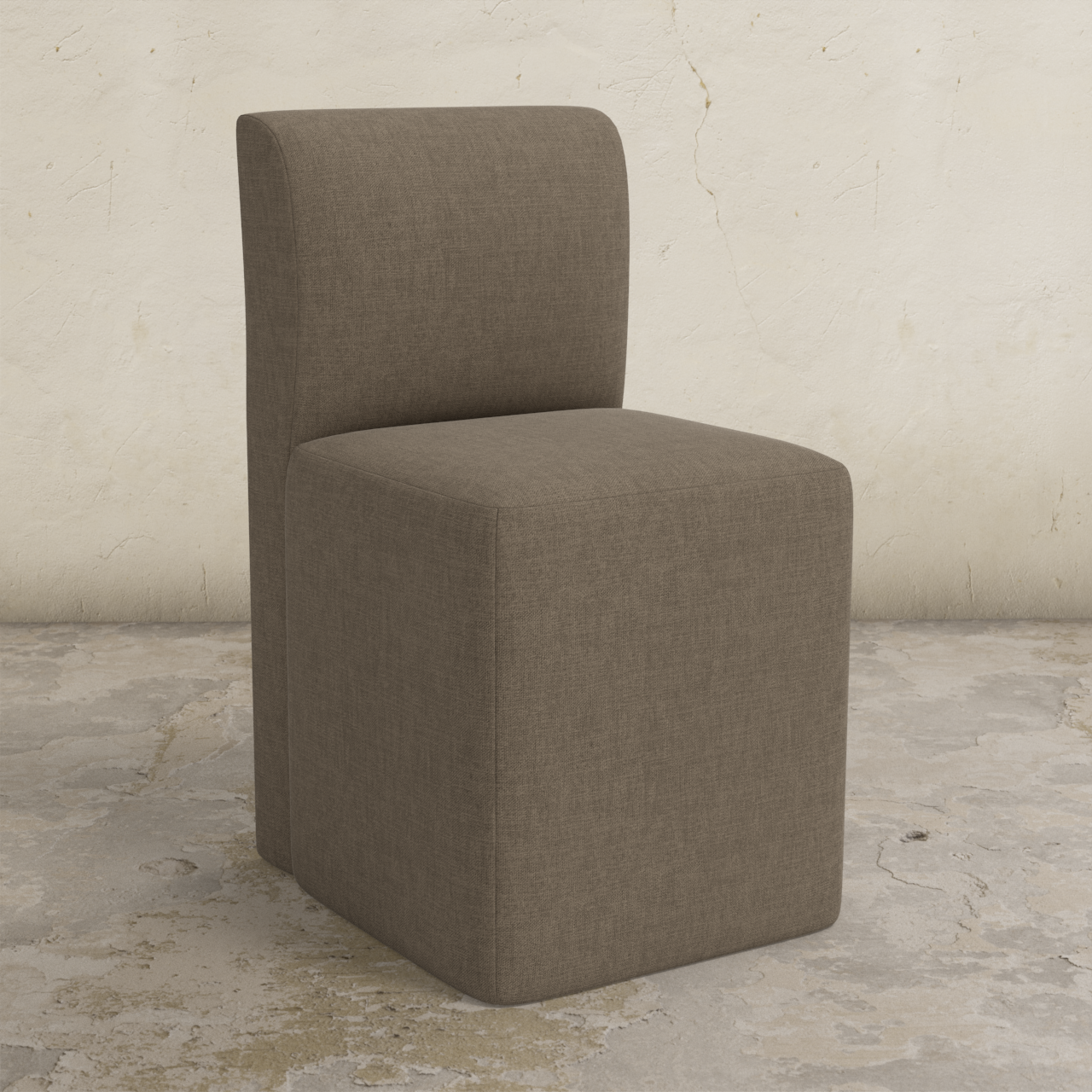 Cora Dining Chair with Casters