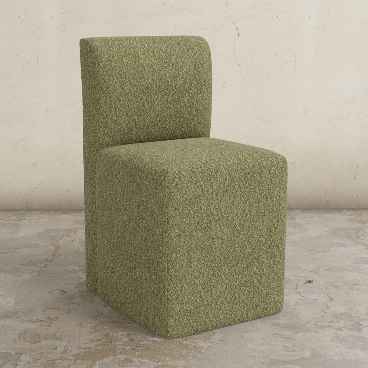 Cora Dining Chair with Casters