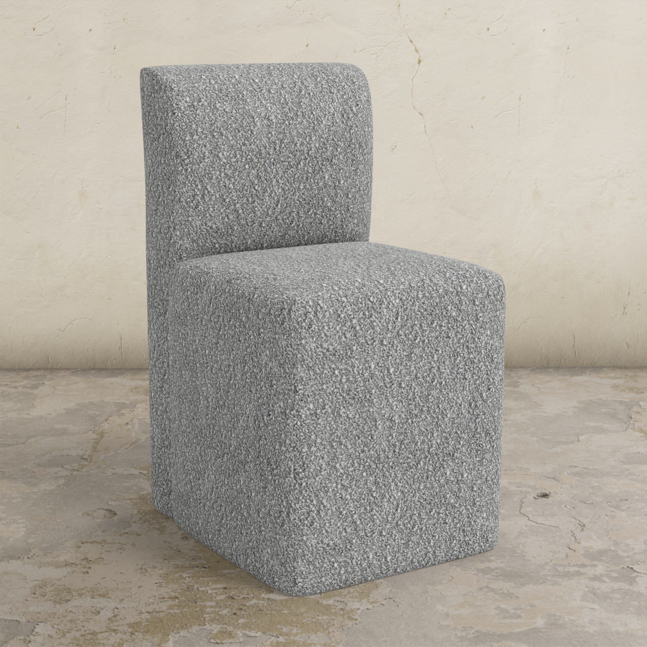 Cora Dining Chair with Casters