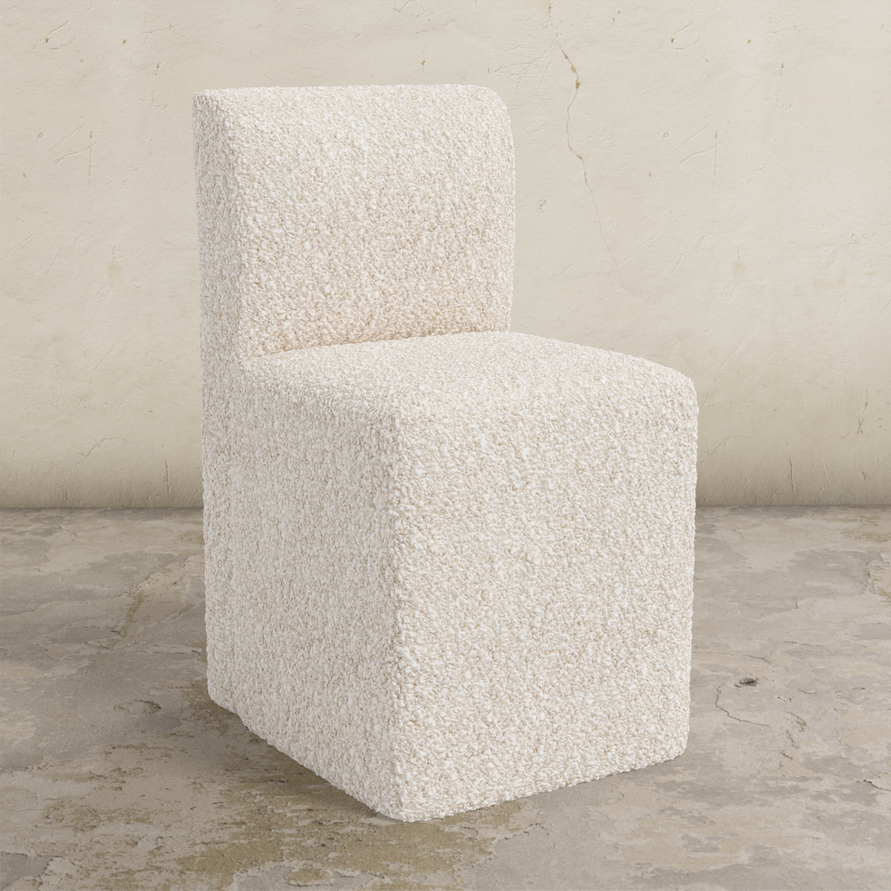Cora Dining Chair with Casters