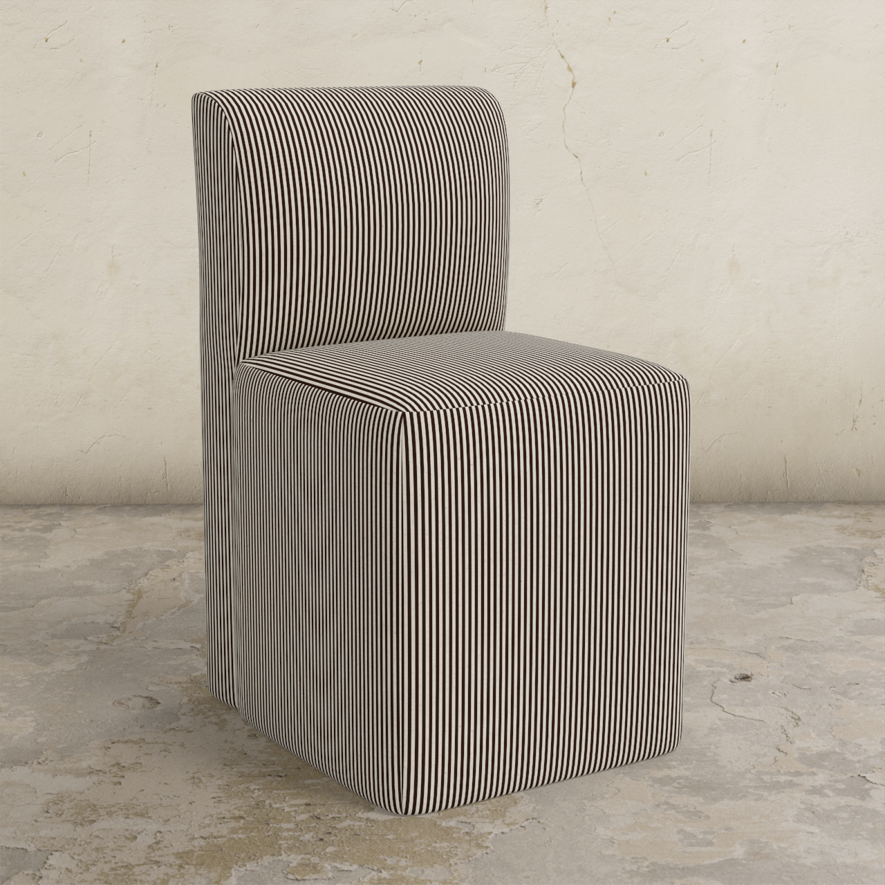 Cora Dining Chair with Casters