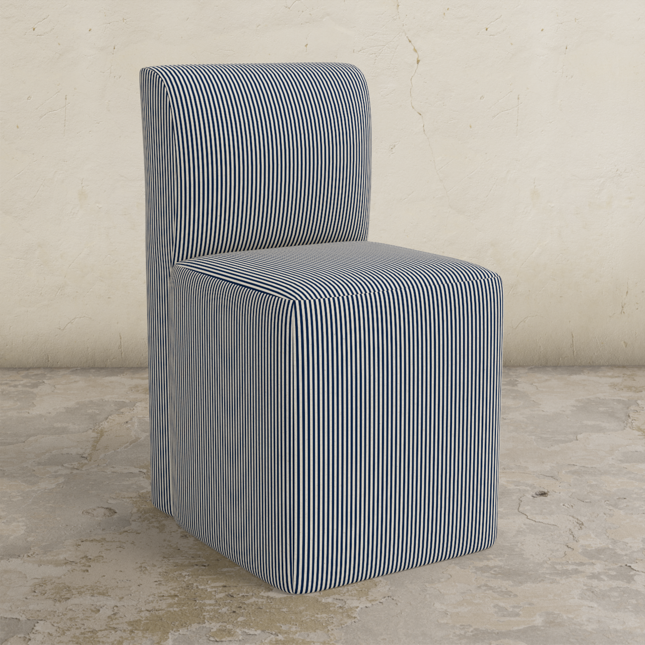 Cora Dining Chair with Casters