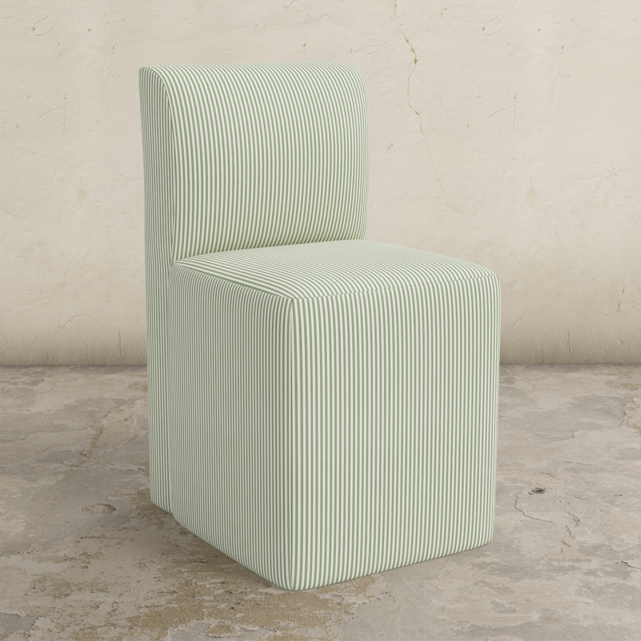 Cora Dining Chair with Casters