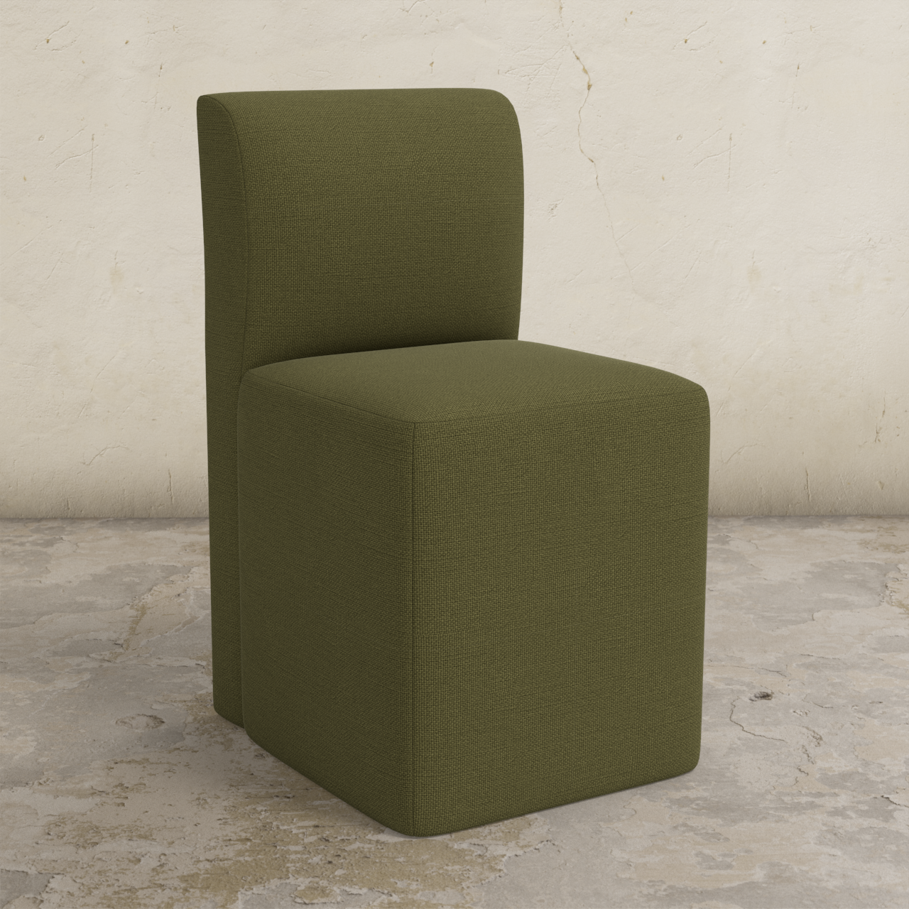 Cora Dining Chair with Casters