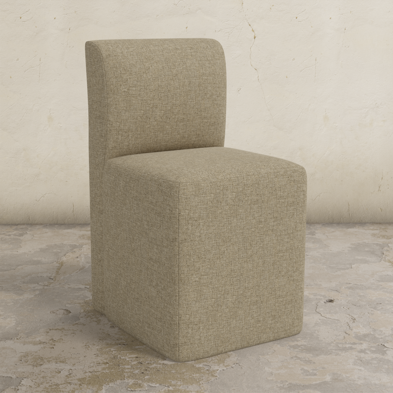 Cora Dining Chair with Casters