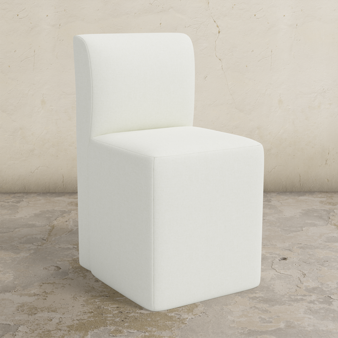 Cora Dining Chair with Casters
