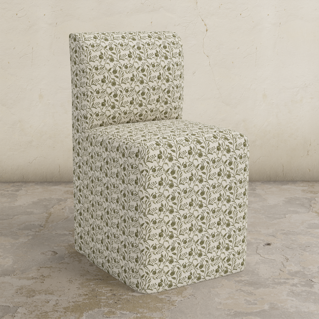 Cora Dining Chair with Casters