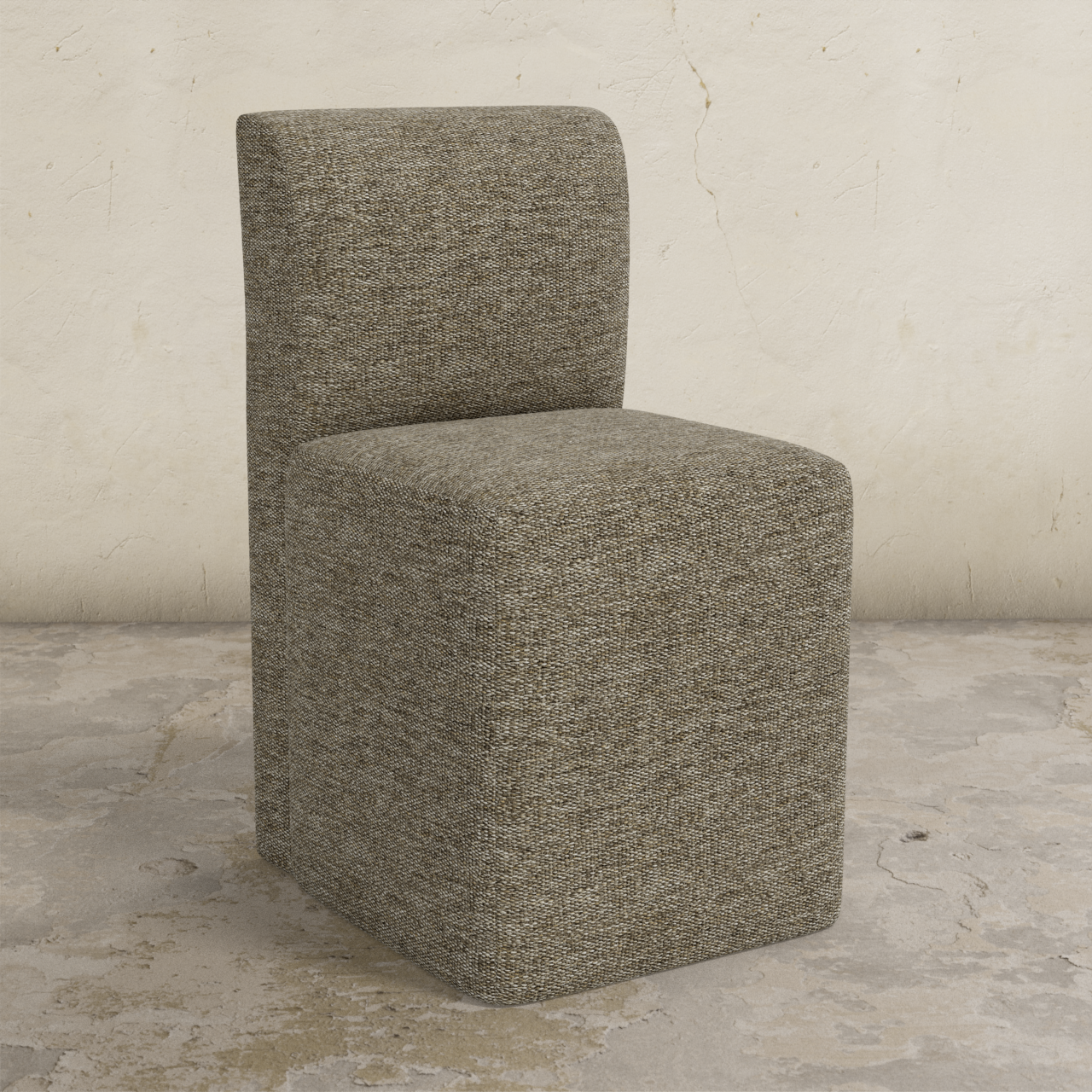Cora Dining Chair with Casters