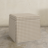 Dyer Skirted Storage Ottoman