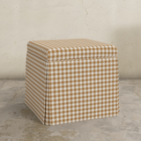 Dyer Skirted Storage Ottoman