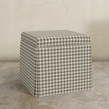 Dyer Skirted Storage Ottoman